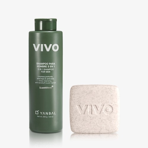 Set Vivo: Shampoo Triple Acción + Jabón en Barra Exfoliante